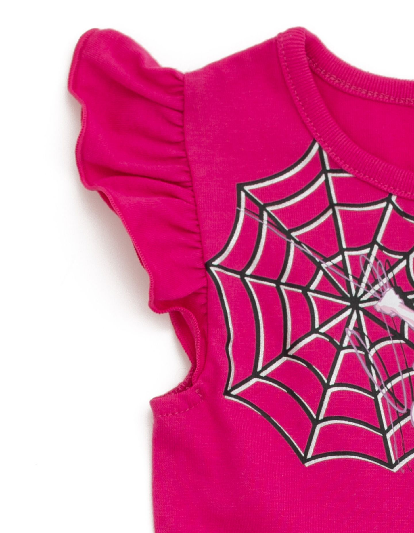 Платье Spider-Man Marvel Ghost Spider Tulle Tutu Dress to для девочек-малышей, цвет: Фиолетовый / Чёрный — фото 6