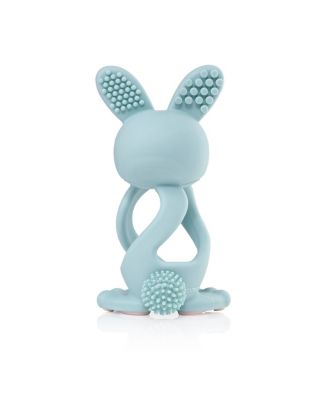 Bobbie Bunny Baby Teether Toy Eucalyptus Green | Twist & Bounce Teething Toy
