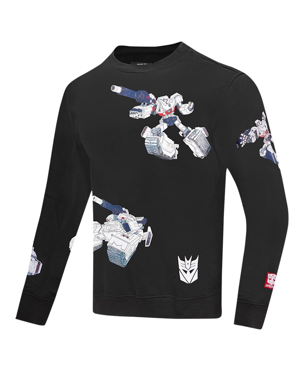 Shop Freeze Max Men's And Women's Bumblebee Transformers Happy And Together Pullover Sweatshirt In Black