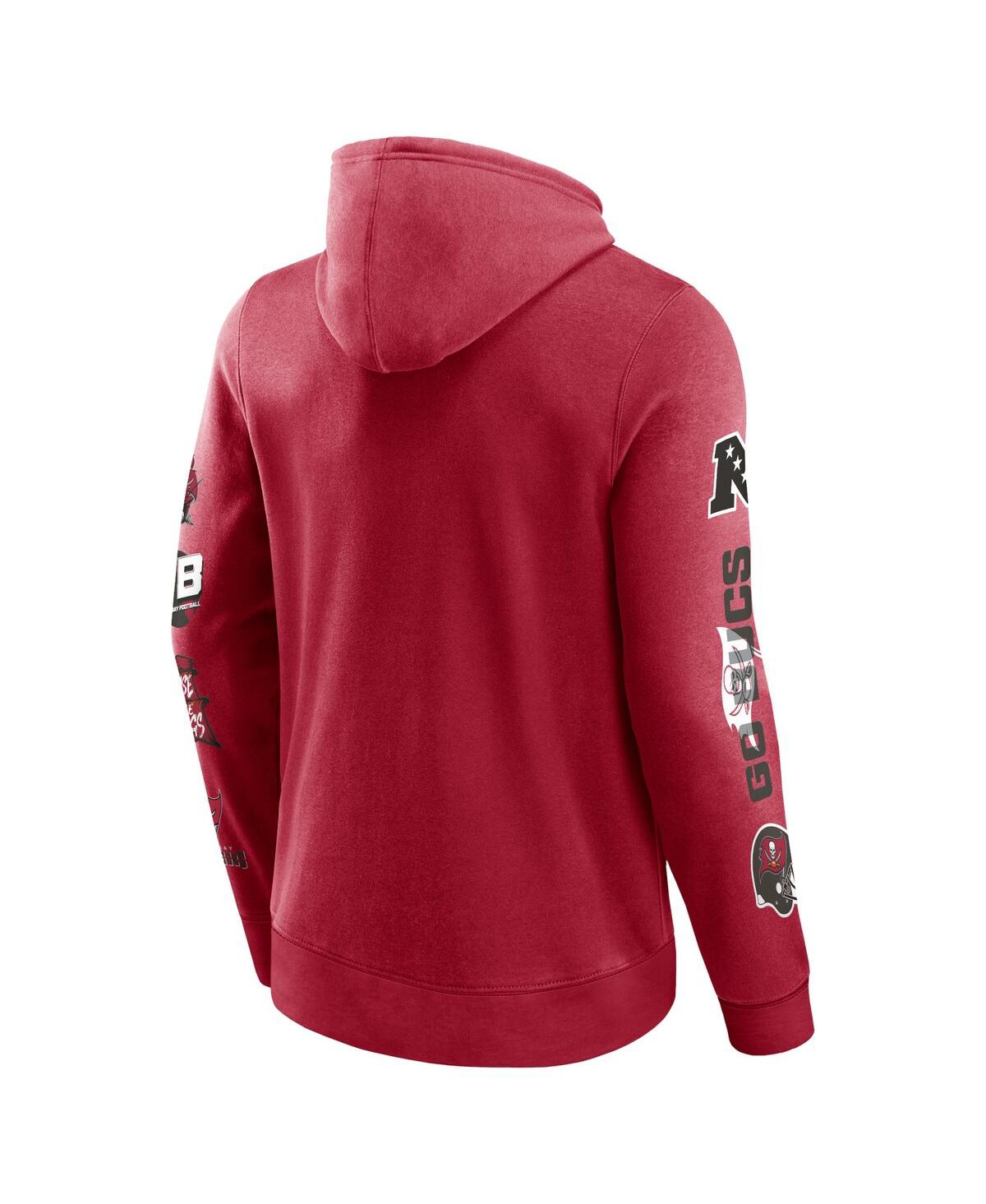 Fanatics Men'sTampa Bay Buccaneers Extra Innings Pullover Hoodie - Red