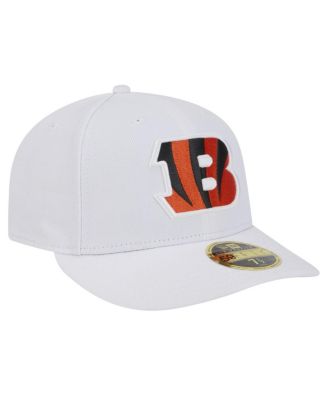 Men's White Cincinnati Bengals Omaha Low Profile 59FIFTY Fitted Hat