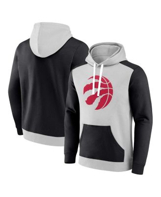 Men's Gray/Black Toronto Raptors Arctic Colorblock Pullover Hoodie