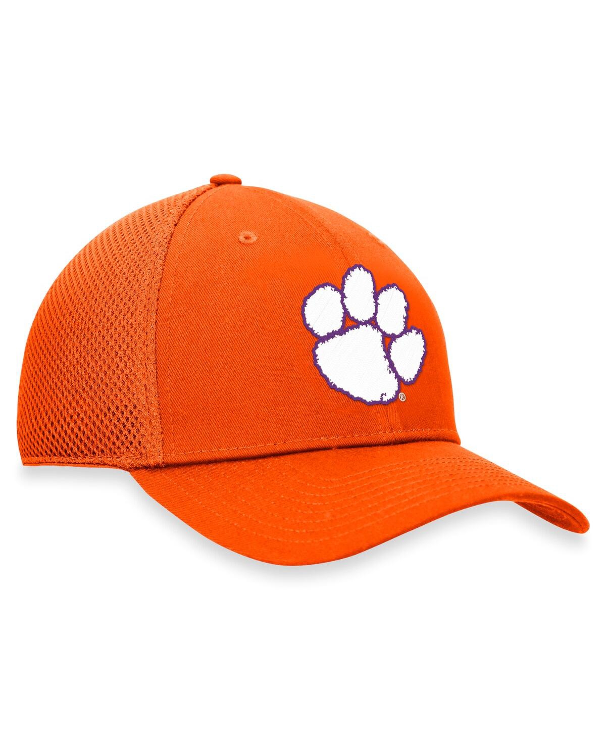 Top Of The World Orange Clemson Tigers Reflex Logo Flex Hat In Orange