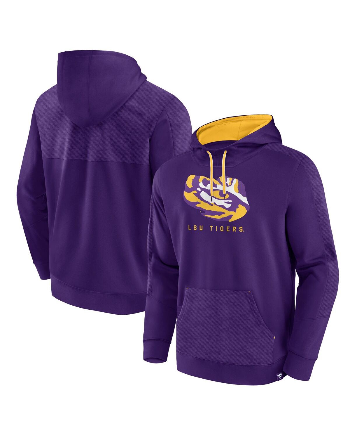 Fanatics Men's Purple Lsu Tigers Defender Pullover Hoodie In Purple