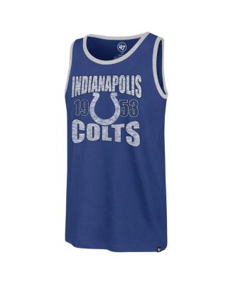Men's Royal Indianapolis Colts Upload Franklin Tank Top