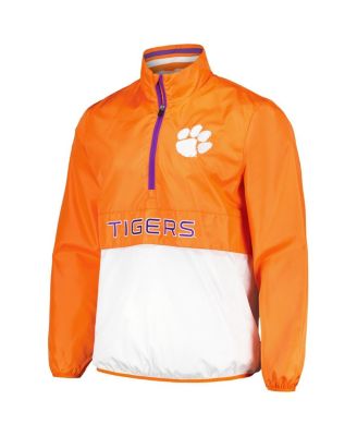 Men's Orange Clemson Tigers Cornerman&nbsp;Half-Zip Top