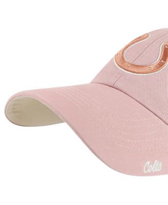 Women's Pink Indianapolis Colts Ballpark Cheer Dusty Rose Clean Up Adjustable Hat