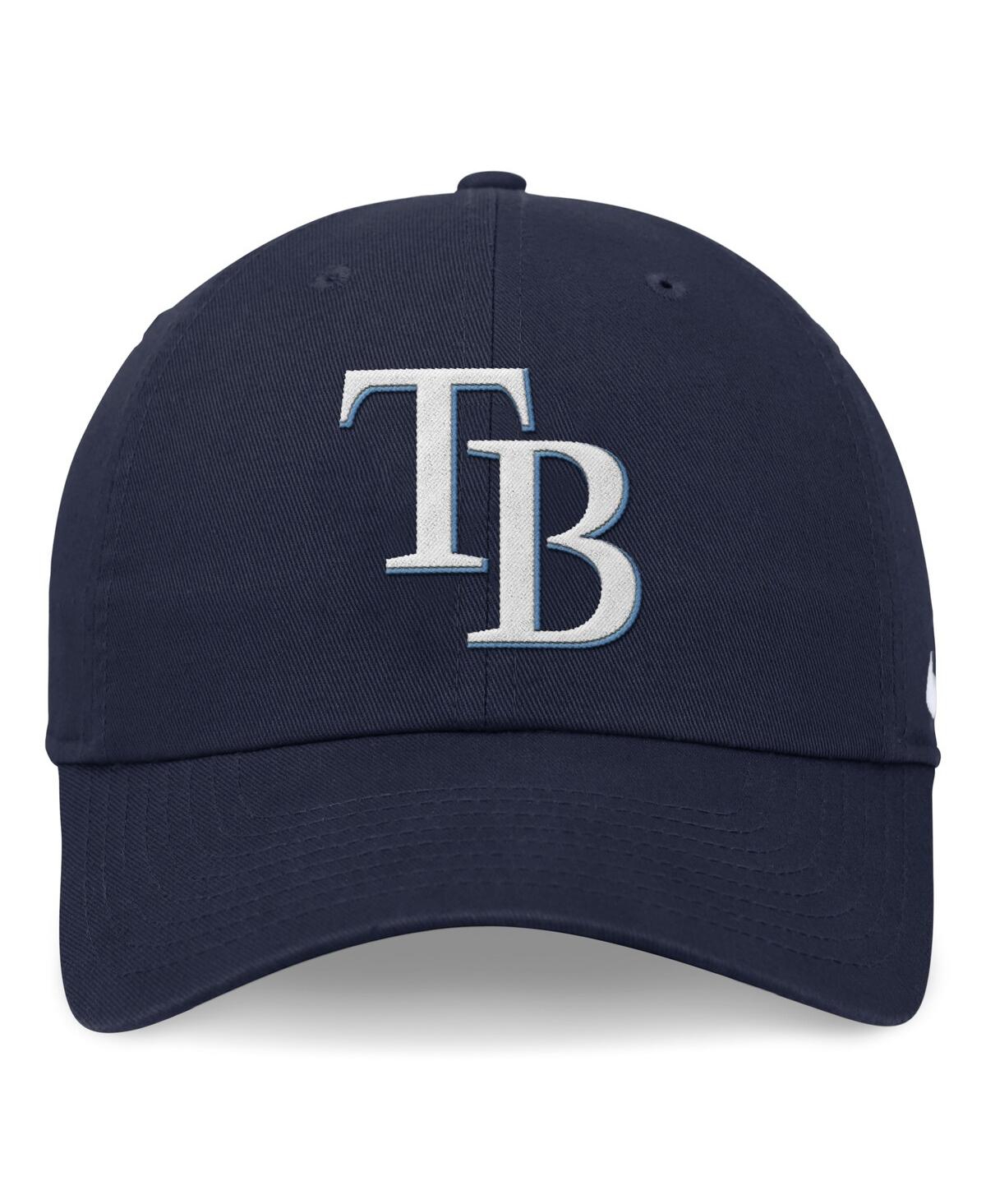 Nike Navy Tampa Bay Rays Performance Club Adjustable Hat In Navy