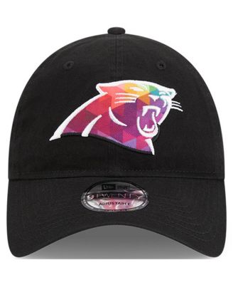 Men's Black Carolina Panthers 2023 NFL Crucial Catch 9TWENTY Adjustable Hat