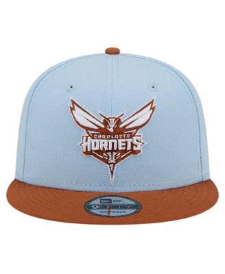 Men's Light Blue/Brown Charlotte Hornets 2-Tone Color Pack 9FIFTY Snapback Hat