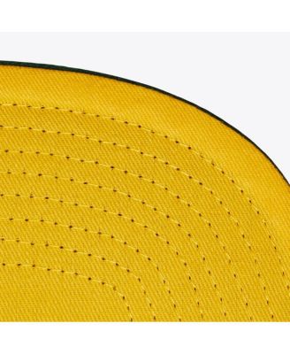 Men's Green Oakland Athletics Team Tagged Snapback Hat