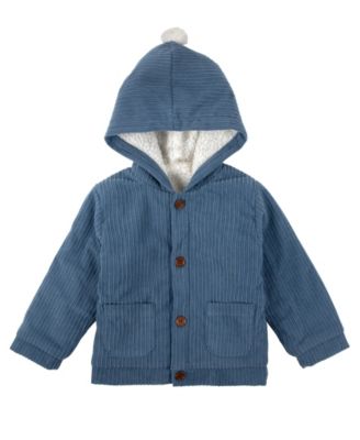 Baby Boy Woodland Cozy Hooded Jacket, Top & Pant, 3-Piece Set