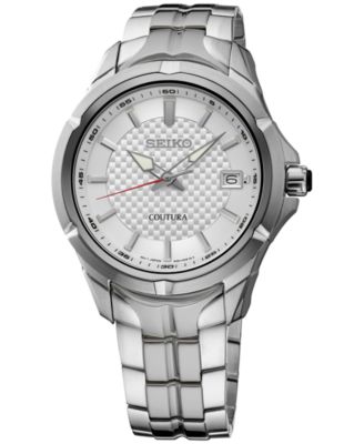 Seiko - Men's Coutura Stainless Steel Bracelet Watch 41mm