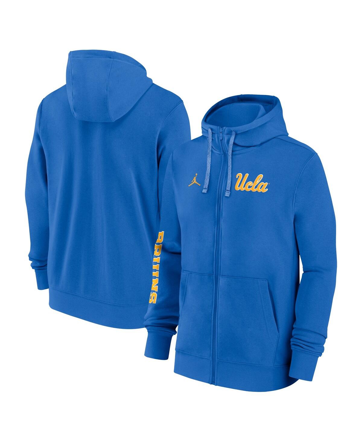 Jordan Men's Light Blue Ucla Bruins 2024 Sideline Full-Zip Hoodie - Light Blue