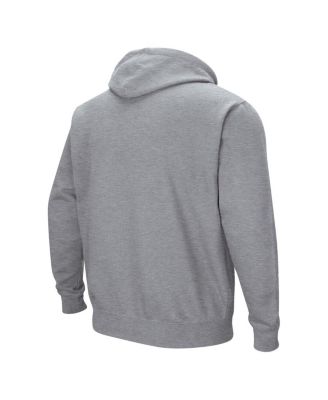 Men's Heathered Gray UNLV Rebels Arch and Logo Pullover Hoodie