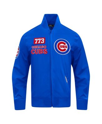 Men's Royal Chicago Cubs Area Code Twill Full-Zip Jacket