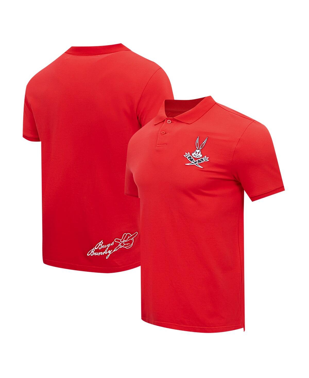 Men's Bugs Bunny Red Looney Tunes Freshen Up Polo - Red
