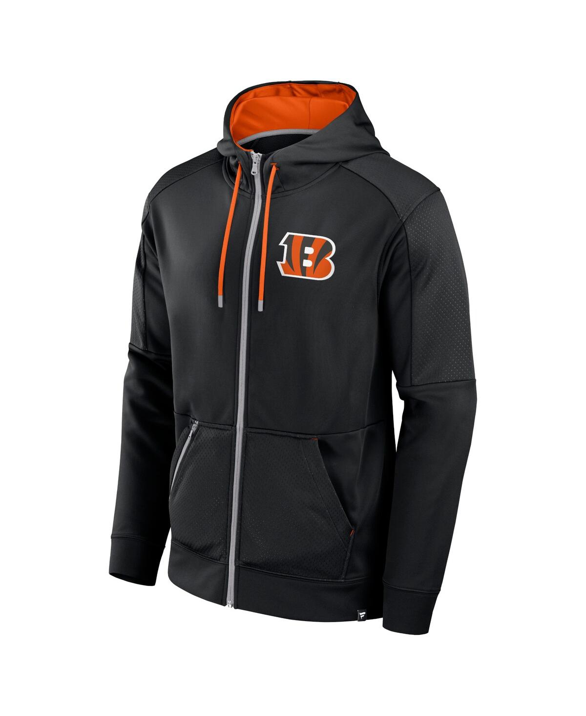 Fanatics Men'sCincinnati Bengals Defender Full-Zip Hoodie - Black