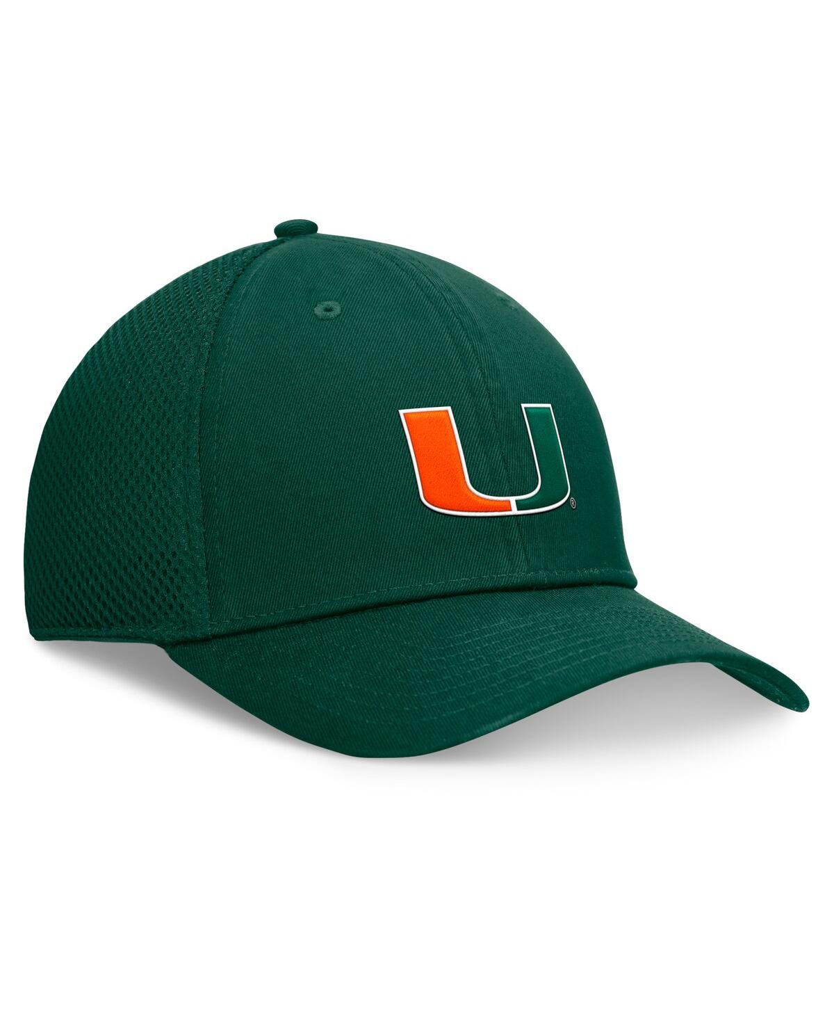 Top of the World Men'sMiami Hurricanes Spacer Flex Hat - Green