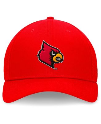 Men's Red Louisville Cardinals Spacer Flex Hat