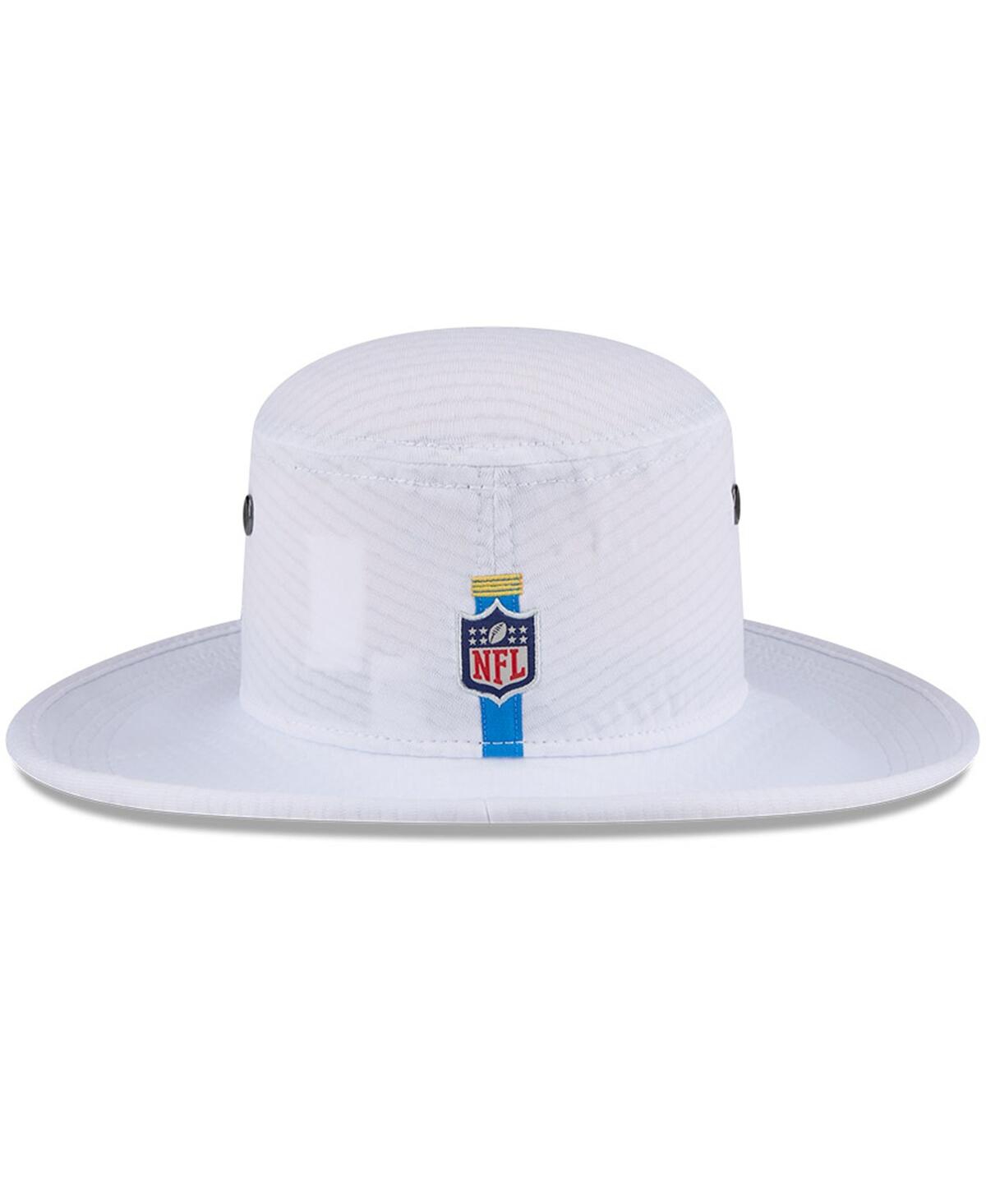 New Era Men's White Los Angeles Chargers 2024 Nfl Training Camp Panama Bucket Hat In White