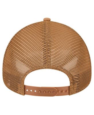 Men's Brown Oakland Athletics A-Frame Trucker 9FORTY Adjustable Hat