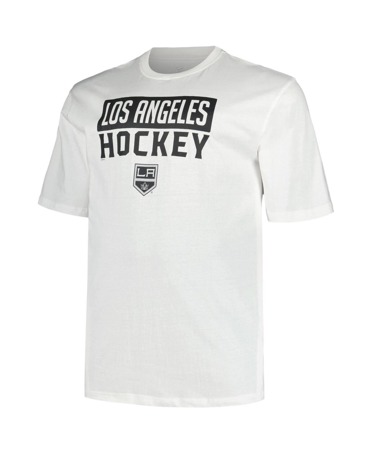 Fanatics Men's Los Angeles Kings Big Tall 2-pack T-shirt Set In White