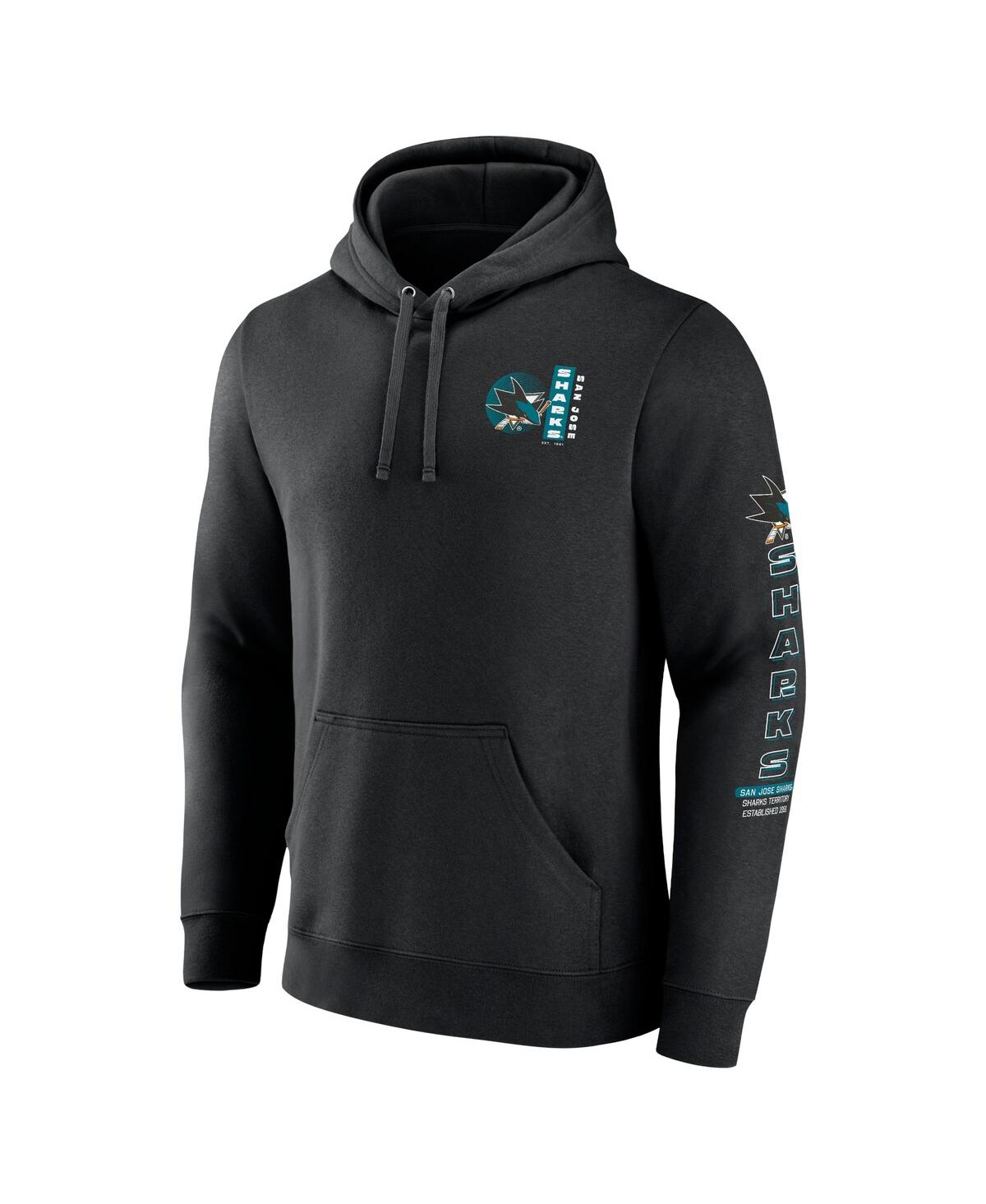 Fanatics Branded Black Seattle Sounders Fc Halftime Pullover Hoodie In Black