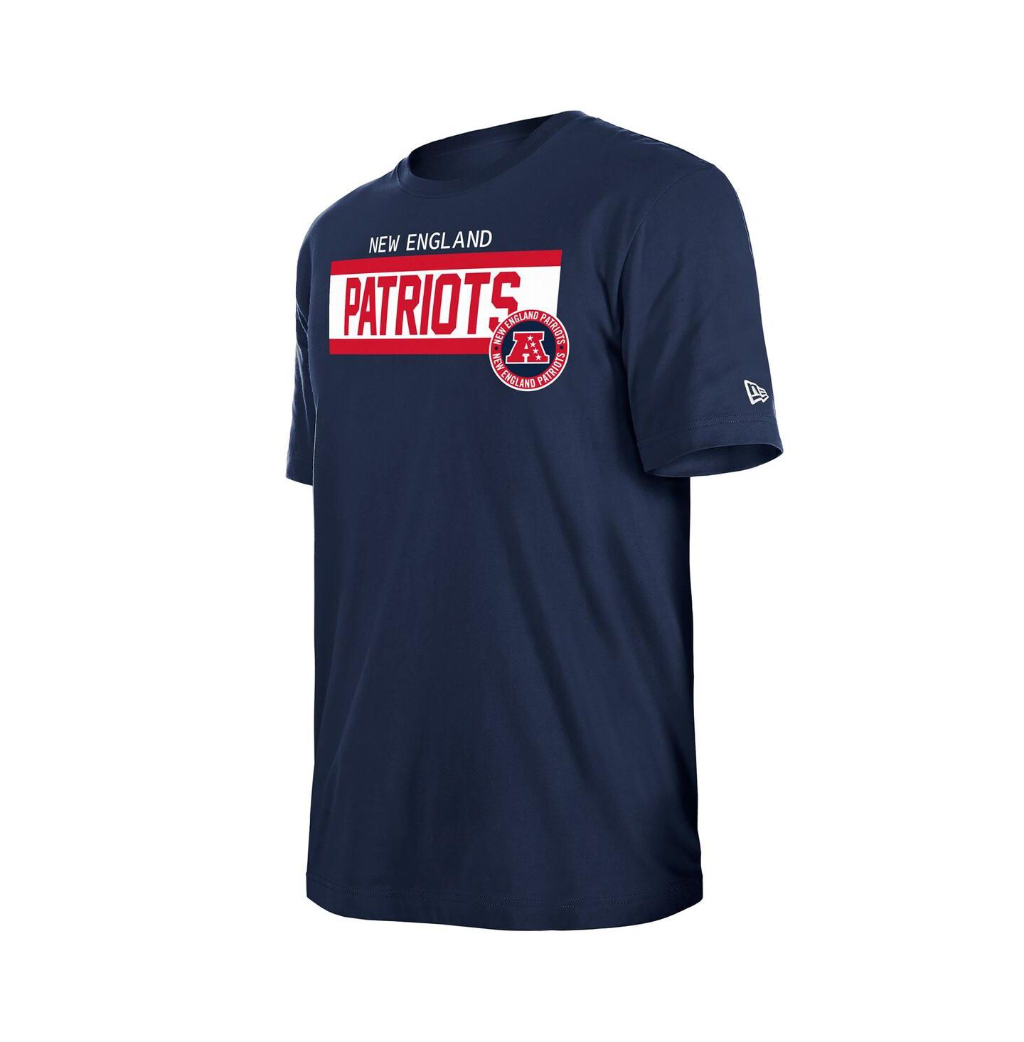 Мужская футболка New Era Navy New England Patriots 3rd Down Domestic — фото 2