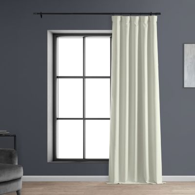 Faux Linen Hotel Blackout Curtain