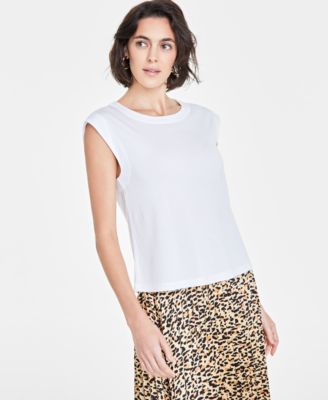 On 34th - Women's Knit Crewneck Extended-Sleeve Top