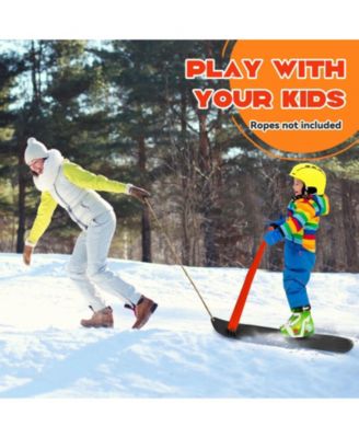 1-Rider Snow Scooter with Grip Handle-Red