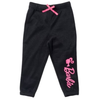 Little Girls French Terry Sweatshirt and Jogger Pants Set