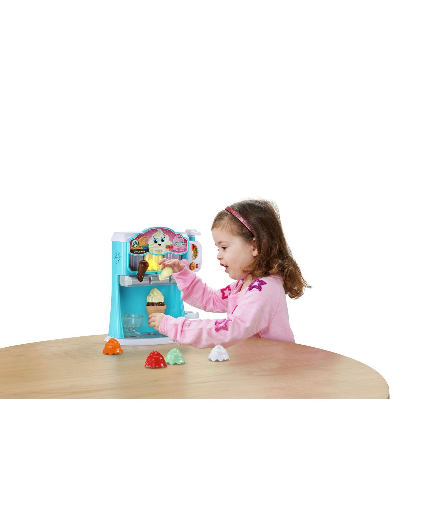 Детский игровой набор VTech LeapFrog Count Swirl Ice Cream Maker — фото 4