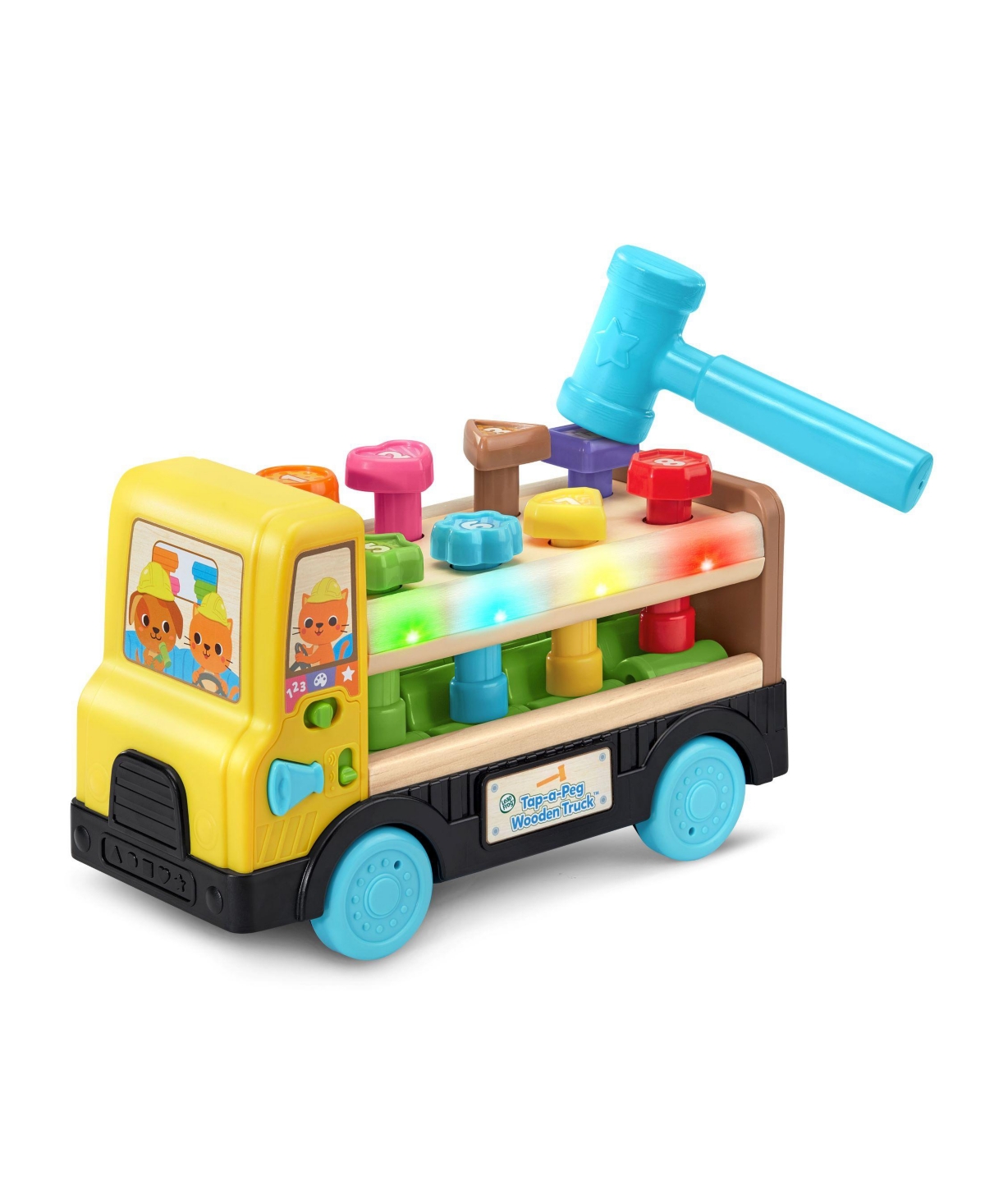 Vtech Leapfrog Tap-a-peg Wooden Truck In No Color