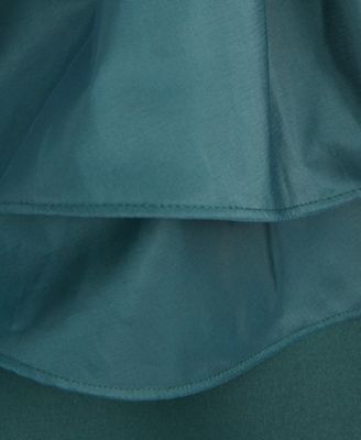 Eliza J Women's Asymmetrical Ruffled-Neck Evening Gown