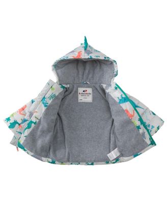 Baby Boys Fleece Hooded Puffer Jacket