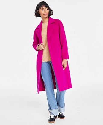 Women's Pink Wool & Blend Coats - Macy's Women's Pink Wool & Blend Coats - Macy's