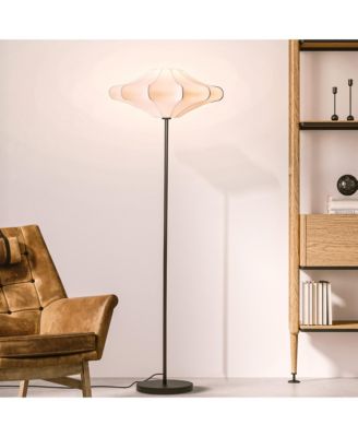 Atlas 67" Modern LED Floor Lamp with Resin Shade