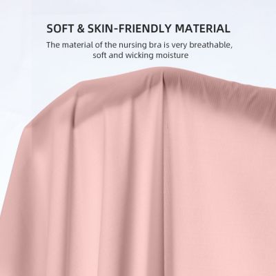 Maternity Seamless Nursing Bra with Ultra-Soft Stretch and Light Support