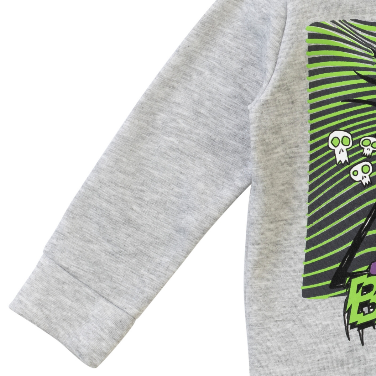 Disney Boys Nightmare Before Christmas Fleece Hoodie and Pants Outfit Set to -/ grey