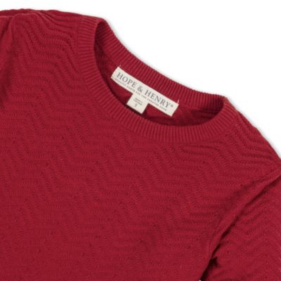 Baby Girls Organic Long Sleeve Balloon Sleeve Sweater Dress