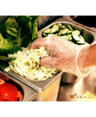 Plastic Food service Gloves Ideal for Food Handling food prep, cleaning,latex free, powder free 1000 pieces per box