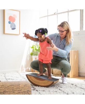 SoftZone Tree Log Climber Set, Chocolate, 3-Piece