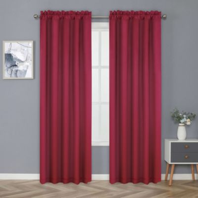 Basic Drape Woven Jacquard Thermal Curtain Panel