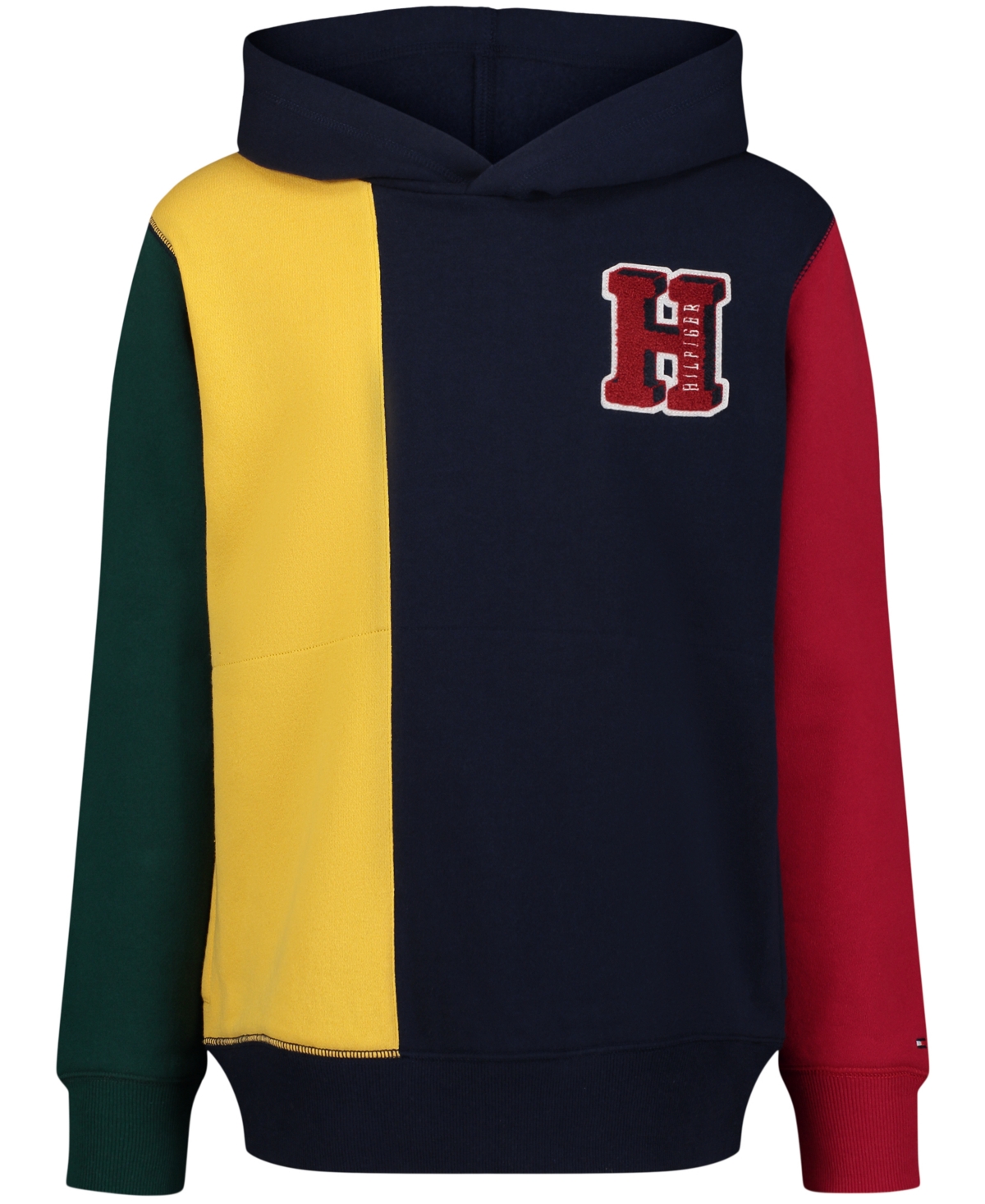 Tommy Hilfiger Toddler and Little Boys Block Soft Fleece Hoodie
