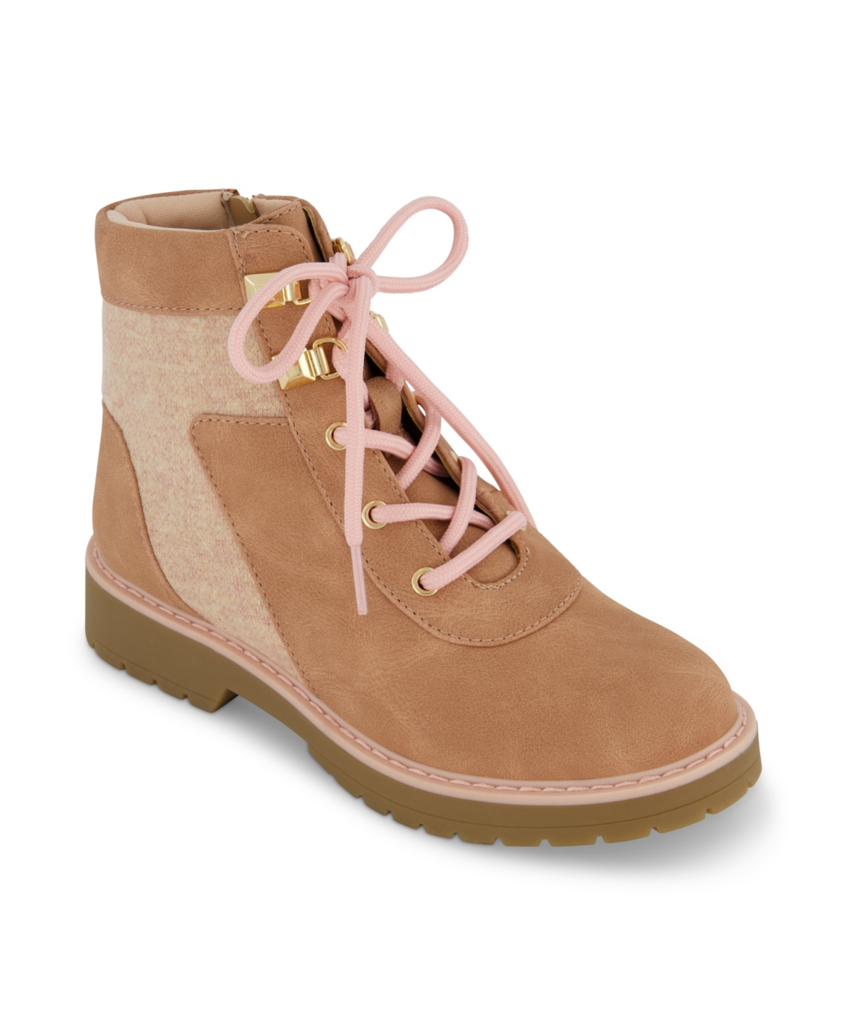 Marc Fisher Little And Big Girls Jade Mary Moto Ankle Boot In Mauve