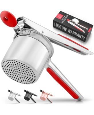 Heavy Duty Potato Masher and Ricer, Stainless Steel, 15oz, Large