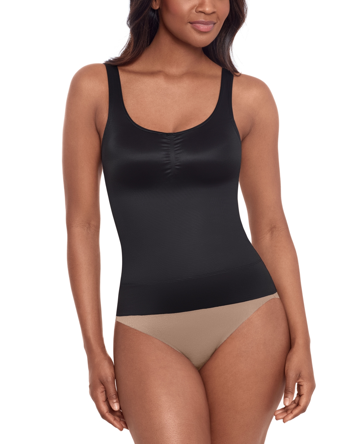 Miraclesuit Shapewear Women's Comfy Curves Shaping Cami 2512 In Black
