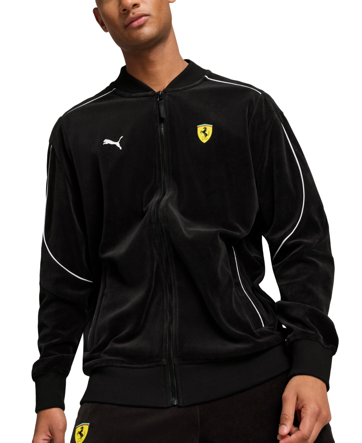 Puma velour jacket best sale